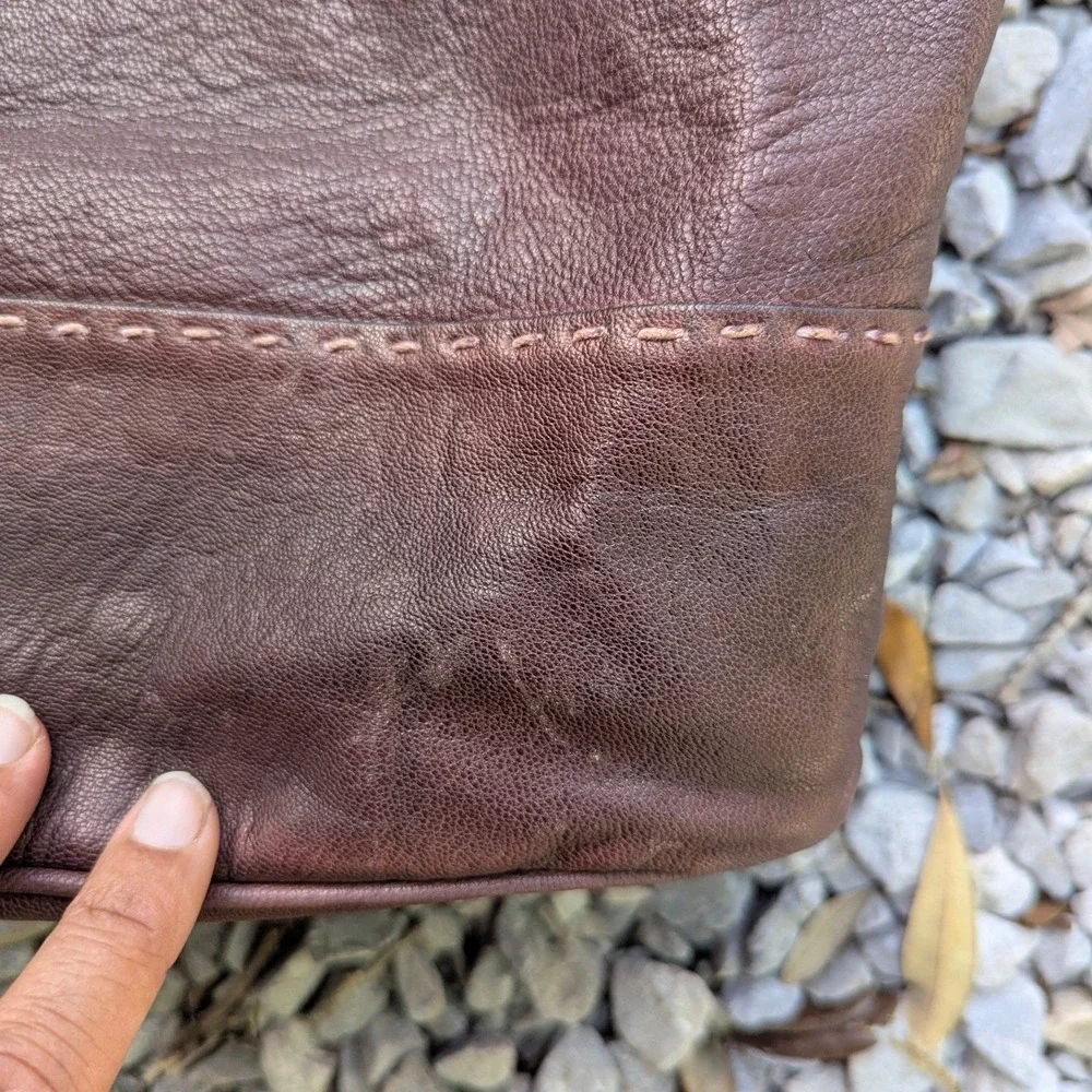 Anabaglish Brown Leather Festival Backpack Boho Bag Sundance Western